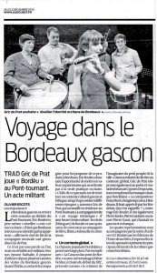 Sud Ouest, décembre 2010