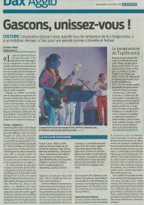 Sud-Ouest, novembre 2017